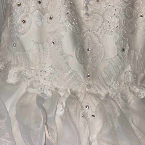 One of a kind custom wedding dress (Ivory color) - Picture 14 of 16